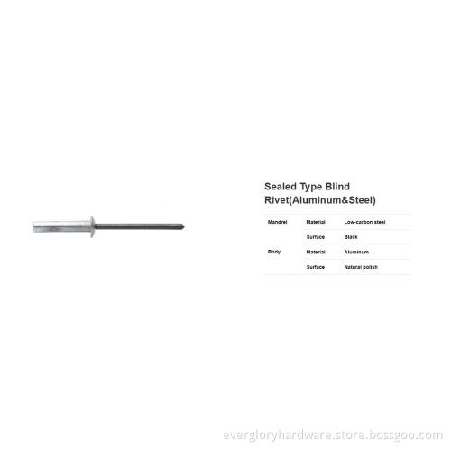 Sealed Type Blind Rivet(Aluminum&Steel)